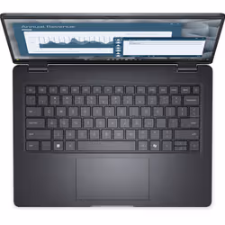 DELL Pro 14 PC14255 AMD Ryzen™ 5 PRO 215 Computer portatile 35,6 cm (14") Full HD+ 16 GB DDR5-SDRAM 512 GB SSD Wi-Fi 6E (802.11ax) Windows 11 Pro Tedesco Nero - Vista aggiuntiva 4