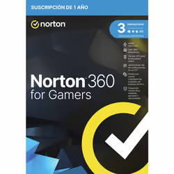 Norton 360 for Gamers, 1 licenza/e, 1 anno/i, Base, Supporto fisico