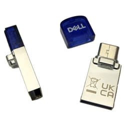 DELL AD564596 unità flash USB 256 GB USB Type-A / USB Type-C 3.2 Gen 1 (3.1 Gen 1) Blu, Argento
