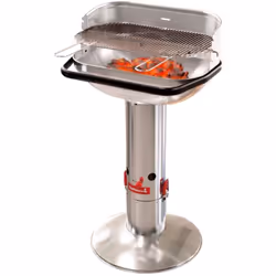 Barbecue a carbonella Barbecook "Loewy 55" in acciaio inox, 55x33 cm.Barbecue a carbonella Il barbecue a carbonella in acciai ...