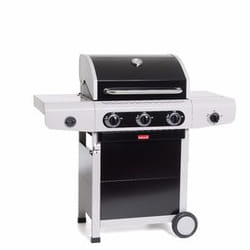 Barbecook Siesta 310 Black Edition Barbecue Carrello Gas Nero, Acciaio inox 12000 W