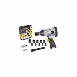 Forza torcente Nm 310, pressione 6,2 bar, portata d'aria Lt./Min. 114. Con attacco rapido da 1/2'' femmina. In dotazione: 1 v ...