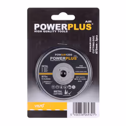 Set 3 dischi da taglio da 75 mm Powerplus Mistral POWAIR1200 Compatibili con la smerigliatrice pnematica POWAIR0012, ideali p ...