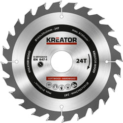 Kreator - Lama di sega circolare in carburo a 24 denti165 mm