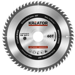 Kreator - Lama Circolare In Metallo Duro Per Legno 200mm 60 Denti