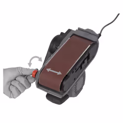 Powerplus POWE40040 levigatrice portatile Levigatrice a nastro Nero, Grigio - Vista aggiuntiva 5