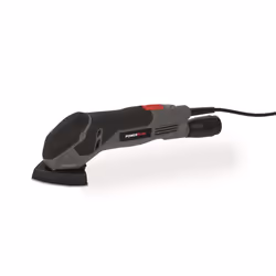 Powerplus POWE40050, Levigatrice a delta, Nero, Grigio, Rosso, 11000 Giri/min, 89 dB, AC, 230 V
