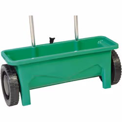 Adatto per concimare, fertilizzare e spargere sale. In robusto pvc. Manico in metallo. Trasmissione integrale ed uniforme del ...