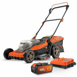 Powerplus POWDPGLWS2-40V - Tosaerba a batteria de Dual Power, diametro 420 mm de, senza batteria e caricabatterie, con portaerba ed espulsore