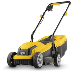 Tosaerba elettrico POWEG62205 con motore da 1300 w e cesto di raccolta (5624), tagliaerba con altezza di taglio regolabile, larghezza di taglio 320