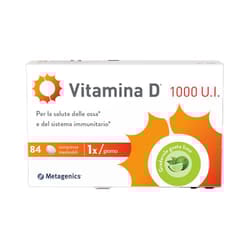 Metagenics Vitamina D 1000 U.I. Integratore con Vitamina D 84 Compresse Masticabili