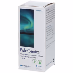 Metagenics Pufagenics Liquido Integratore con Omega-3 da 210ml