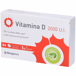 Metagenics Vitamina D 2000 U.I. 84 Compresse Masticabili