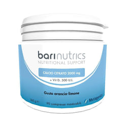 Metagenics Barinutrics Calcio Integratore per Ossa Gusto Agrumi 90 Compresse Masticabili