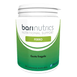 Metagenics Barinutrics Ferro Integratore con Ferro Gusto Fragola 90 Compresse Masticabili