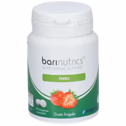 Metagenics Barinutrics Ferro Integratore con Ferro Gusto Fragola 90 Compresse Masticabili