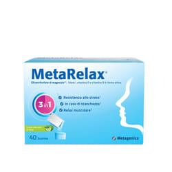 MetaRelax Integratore per Stress e Stanchezza 40 Bustine