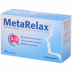 MetaRelax Integratore per Stress e Stanchezza 45 Compresse