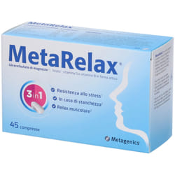 MetaRelax Integratore per Stress e Stanchezza 45 Compresse
