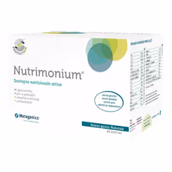 Nutrimonium Naturale è un integratore alimentare a base di fermenti lattici e vitamine che assicura il benessere intestinale.