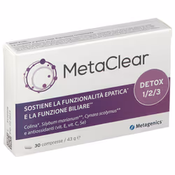 Metaclear Integratore Depurativo Fegato 30 Compresse