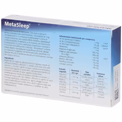 Metasleep Integratore per Dormire con Melatonina 1mg 30 Capsule - Vista aggiuntiva 4