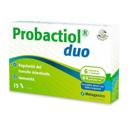 Metagenics Probactiol Duo Integratore per Equilibrio Intestinale 15 Capsule