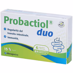 Metagenics Probactiol Duo Integratore per Equilibrio Intestinale 15 Capsule