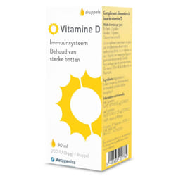 Metagenics Vitamina D Liquido Integratore con Vitamina D per Adulti e Bambini 90ml