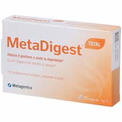 Metagenics Metadigest Total Integratore per la Digestione 15 Capsule
