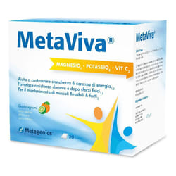Metagenics Metaviva Integratore con Magnesio Potassio e Vitamina C 20 Bustine