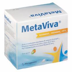 Metagenics Metaviva Integratore con Magnesio Potassio e Vitamina C 20 Bustine - Vista aggiuntiva 4