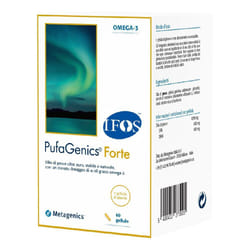 Metagenics Pufagenics Forte Integratore con Omega-3 60 Capsule