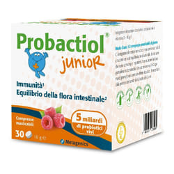 Metagenics Probactiol Junior Integratore per Equilibrio Intestinale dei Bambini 30 Compresse Masticabili
