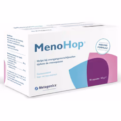 Metagenics Meno Hop è un integratore utile per placare e contrastare i disagi causati dalla menopausa.