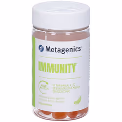 Metagenics Immunità è un integratore alimentare agli agrumi utile per rinforzare il sistema immunitario. Confezione da 60 car ...