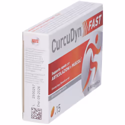 CurcuDyn Fast Integratore per Articolazioni con Curcuma e Boswellia 15 Capsule