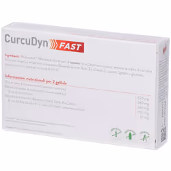 CurcuDyn Fast Integratore per Articolazioni con Curcuma e Boswellia 15 Capsule