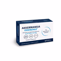 Metagenics Akkermansia Essenziale è un integratore con 30 miliardi di batteri pastorizzati per capsula, supporta l'equilibrio ...