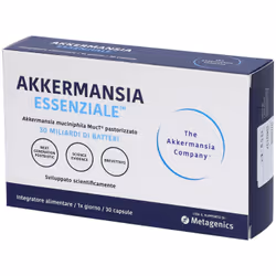 Metagenics Akkermansia Essenziale Integratore per Intestino 30 Capsule