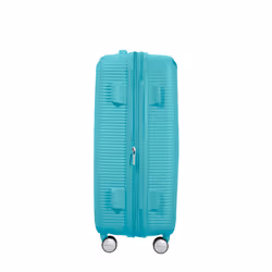 American Tourister Sounbox Spinner Expandable Valigia Guscio rigido Blu 71,5 L Polipropilene (PP) - Vista aggiuntiva 4