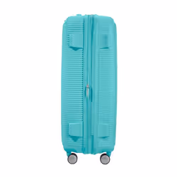American Tourister Sounbox Spinner Expandable 77cm Trolley Guscio rigido Blu 97 L Polipropilene (PP) - Vista aggiuntiva 6