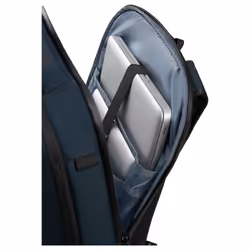 Samsonite Biz2go Backpack 15.6" zaino City backpack Nero, Blu Tessuto, Polietilene tereftalato (PET) - Vista aggiuntiva 5