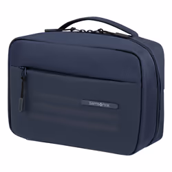 Samsonite Stackd Toilet Kit Beauty case Poliuretano (PU), Polietilene tereftalato riciclato (rPET) Blu