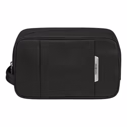 Samsonite Respark Toilet Kit, Unisex, Borsa a mano, Allacciatura a zip, Tasca posteriore, Nero, Monocromatico