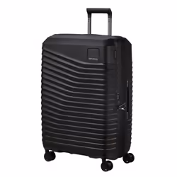 Samsonite Intuo Spinner 81 EXP, Trolley, Guscio rigido, Nero, 4 ruota(e), Blocco di combinazione, Allacciatura a zip