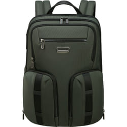 Samsonite Urban-Eye zaino Zaino casual Nero, Verde Nylon, Polietilene tereftalato (PET)