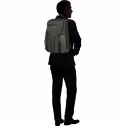 Samsonite Urban-Eye zaino Zaino casual Nero, Verde Nylon, Polietilene tereftalato (PET) - Vista aggiuntiva 2