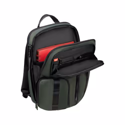 Samsonite Urban-Eye zaino Zaino casual Nero, Verde Nylon, Polietilene tereftalato (PET) - Vista aggiuntiva 4