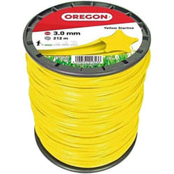 Oregon - Filo da Taglio Giallo à Stella per Decespugliatori e Tagliaerba, in Nylon Professionale, Adatto alla Maggior Parte dei Decespugliatori, 3,0